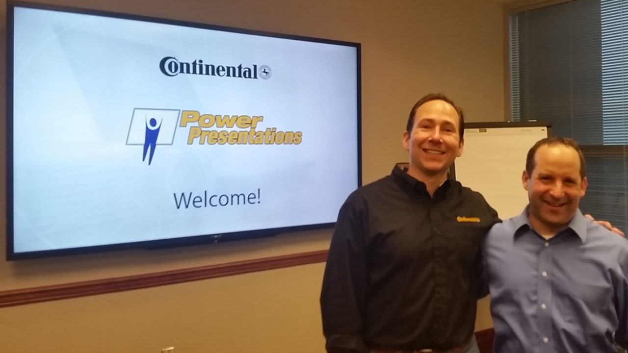 Presentation Training at Continental (Detroit)
