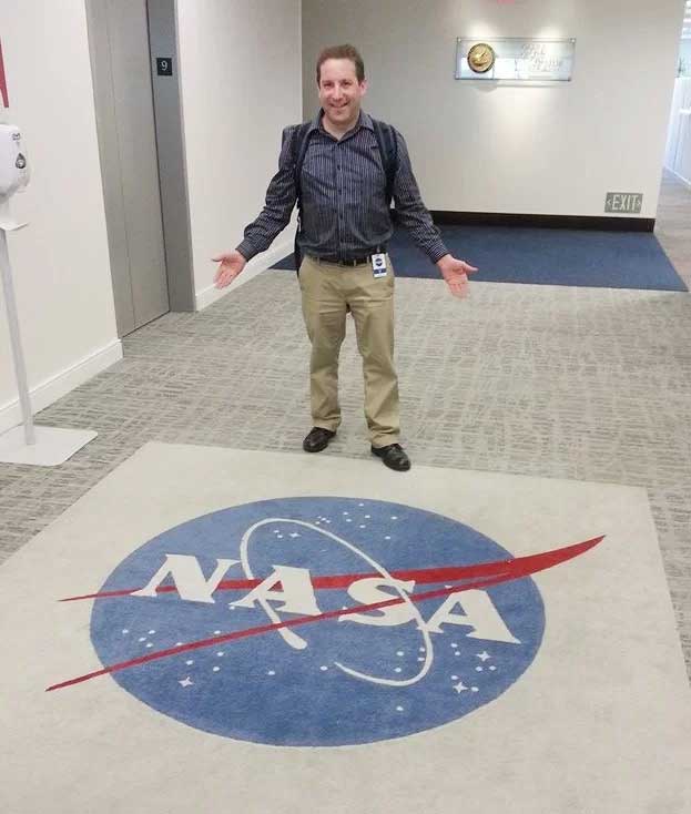 Kevin at NASA
